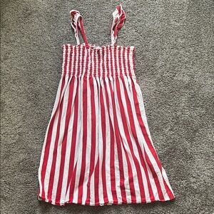 Hanna Andersson Red and White Striped Dress